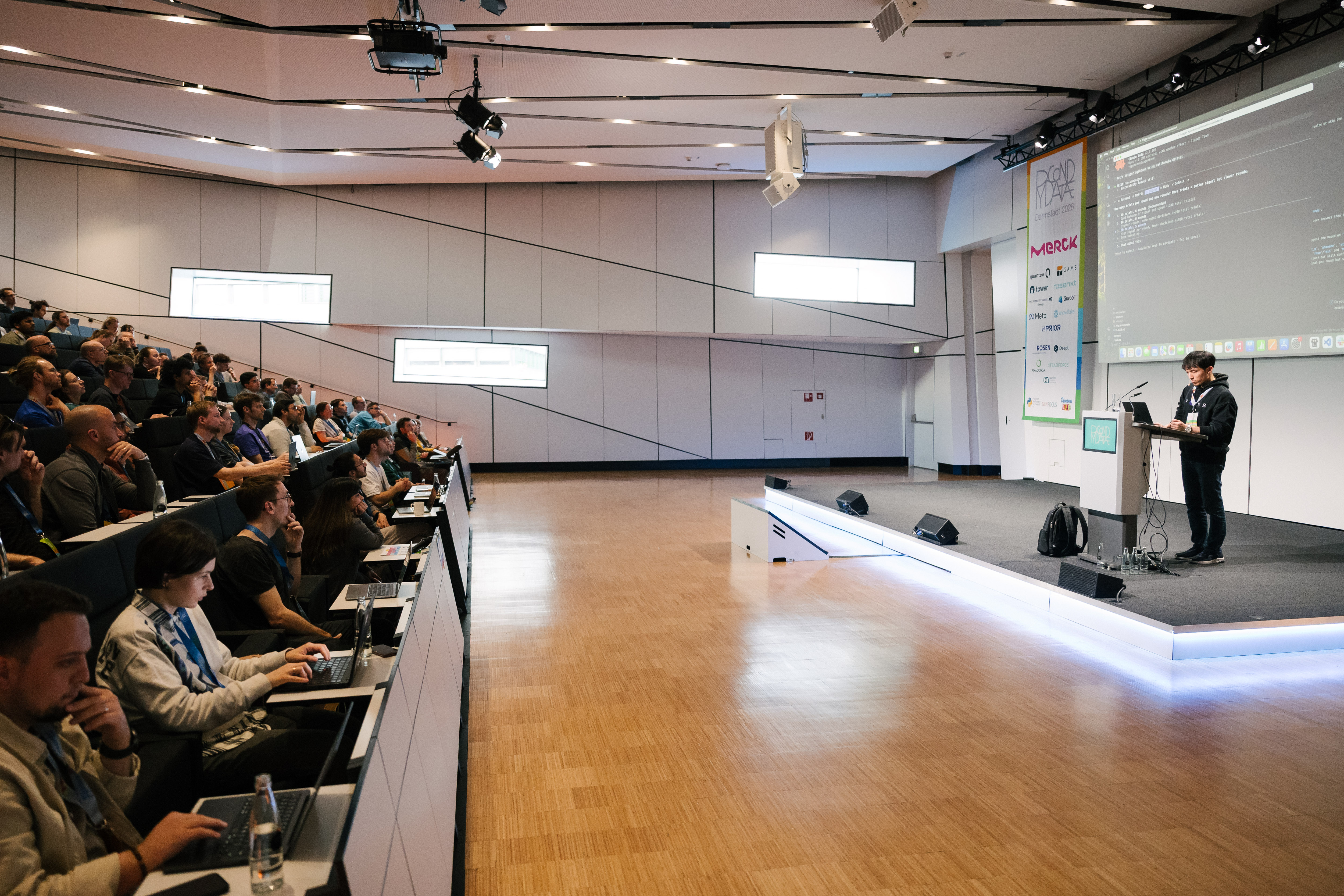 Speaking to a conference audience